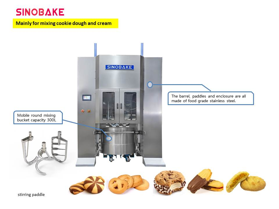 Máquina de la batalla de crema Machista de masa para galletas Máquina de masa para galletas