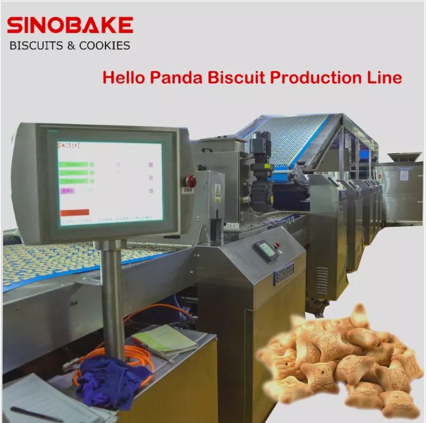Una línea de producción de galletas muy popular