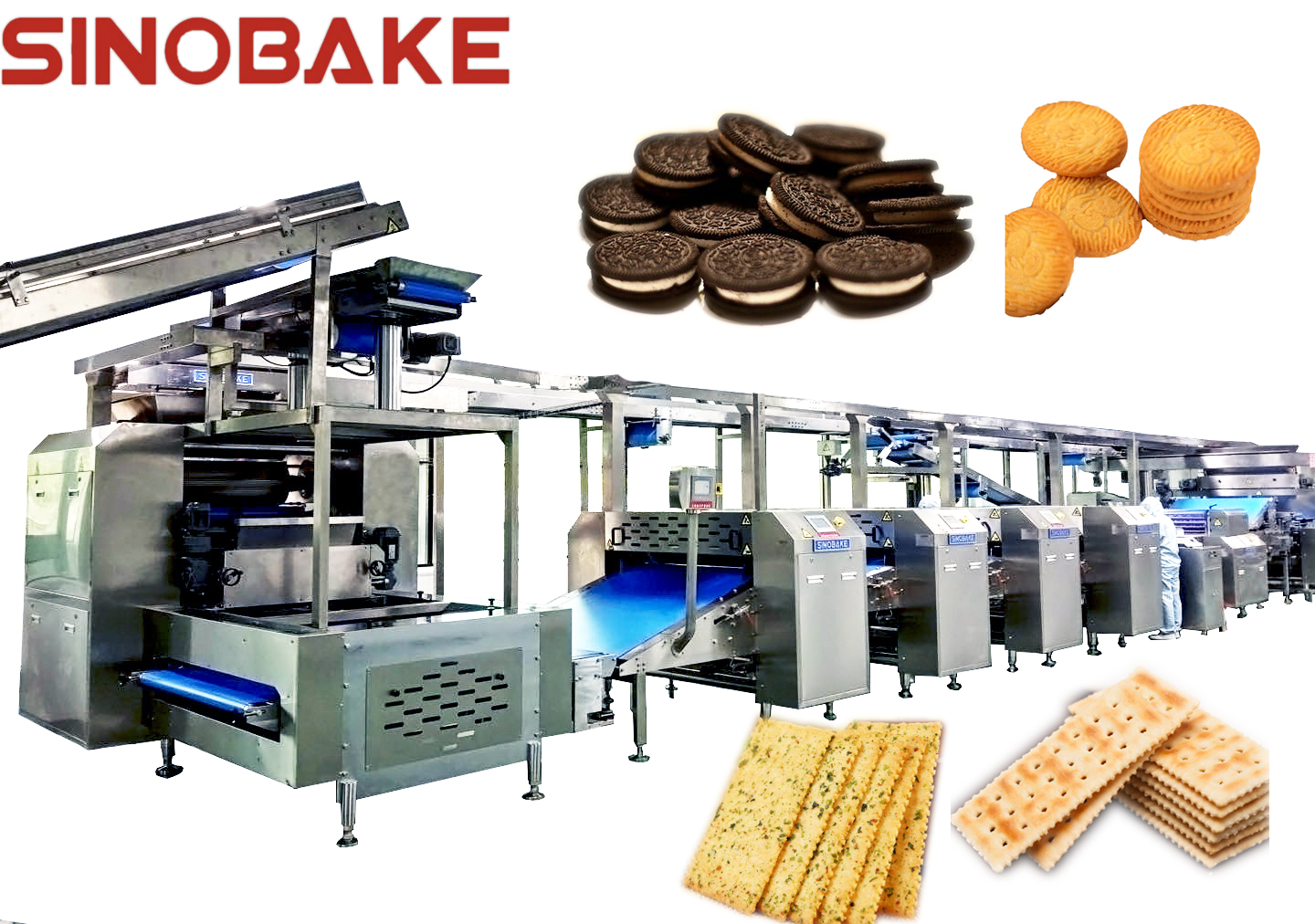 Línea de producción de galletas blandas y duras completamente automática