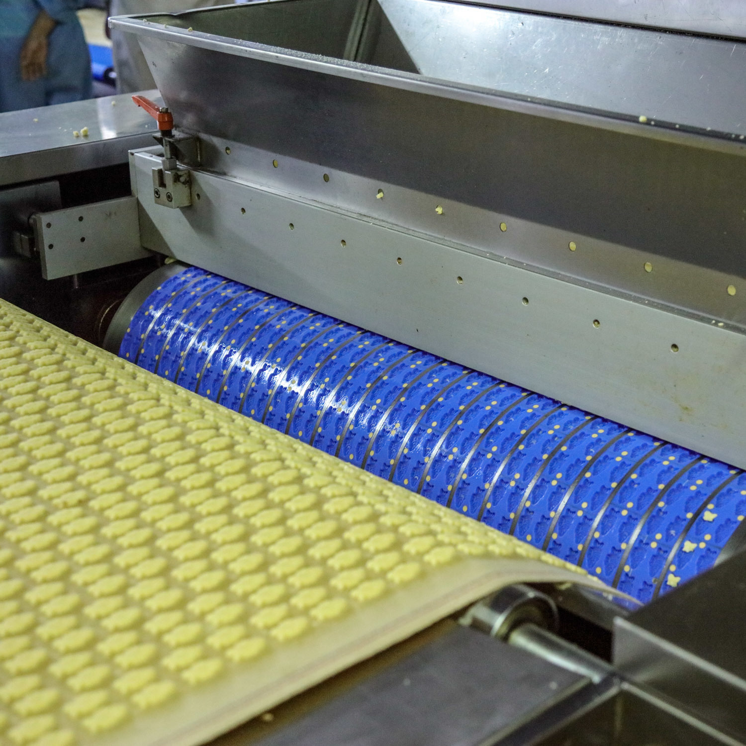 Máquina de fabricación de galletas suaves rotativos