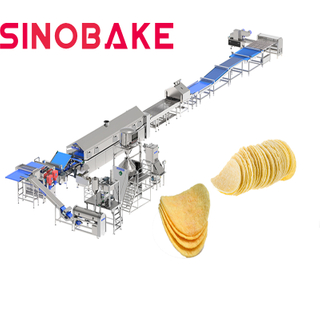Línea de papas fritas chips fritos chips horneado línea de producción