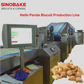 Línea de producción de galletas Hello Panda