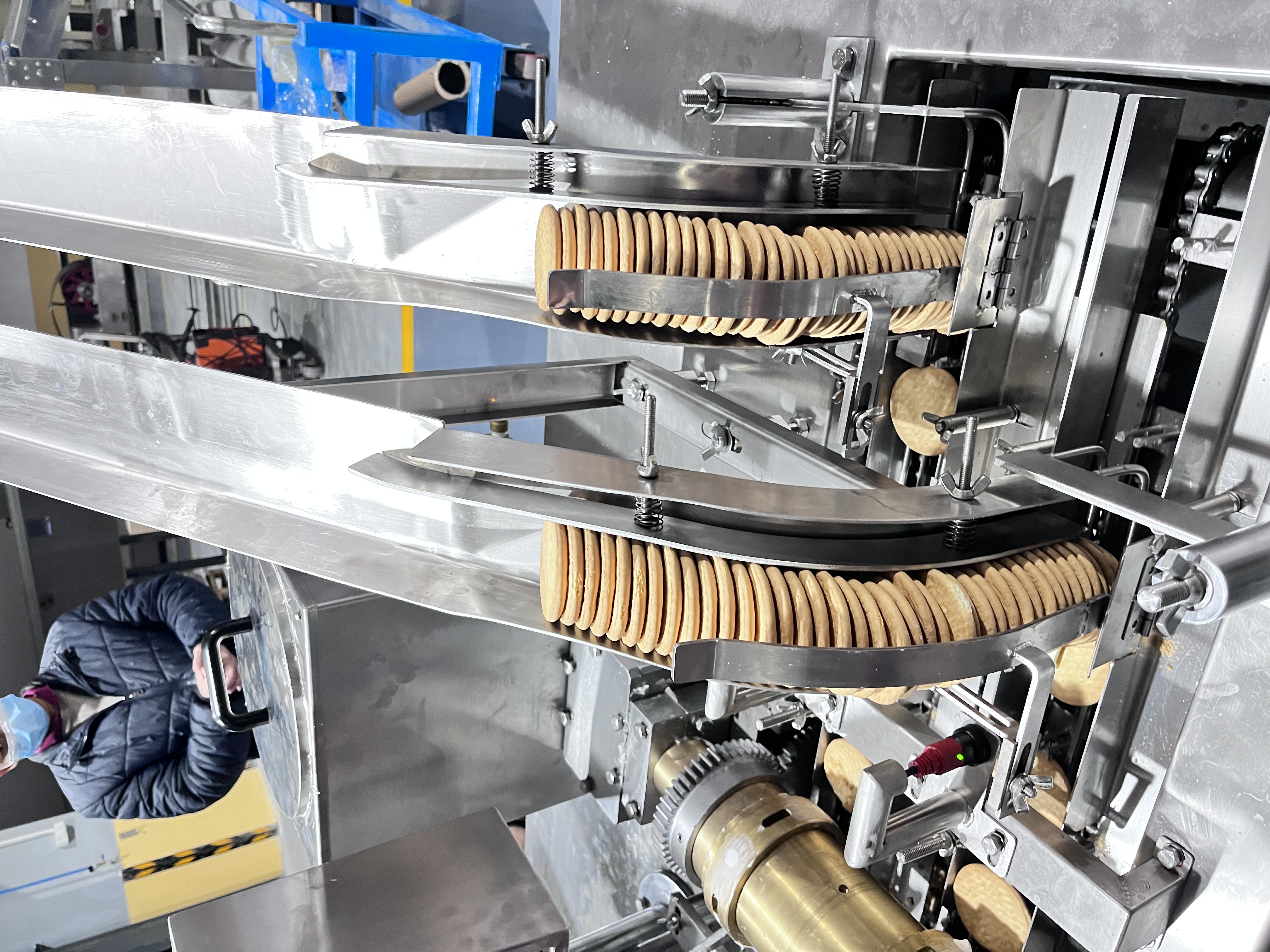 Máquina de preparación de galletas de máquina sándwich