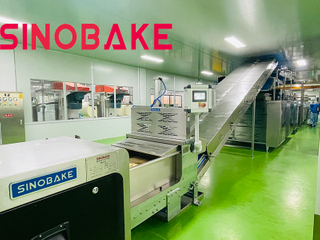 Automatización pequeña línea de producción de galletas duras
